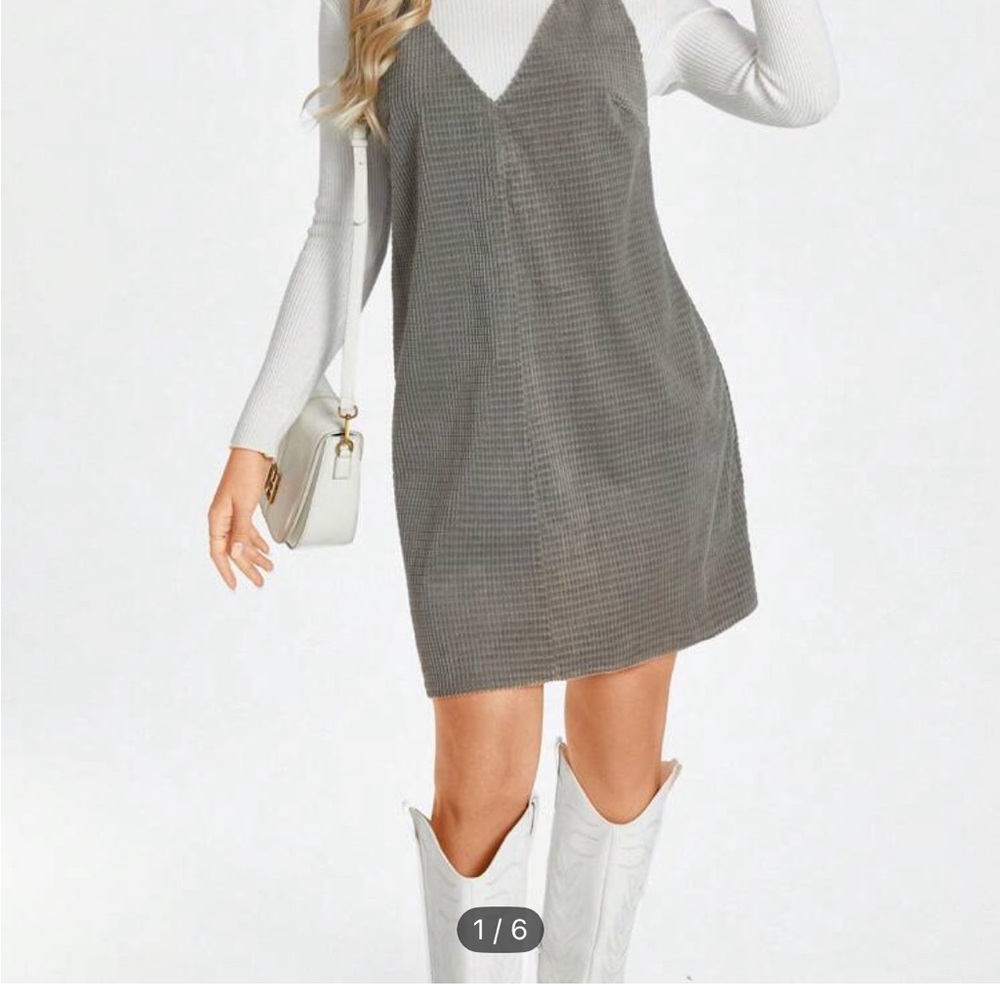 Gray Sleeveless Dress